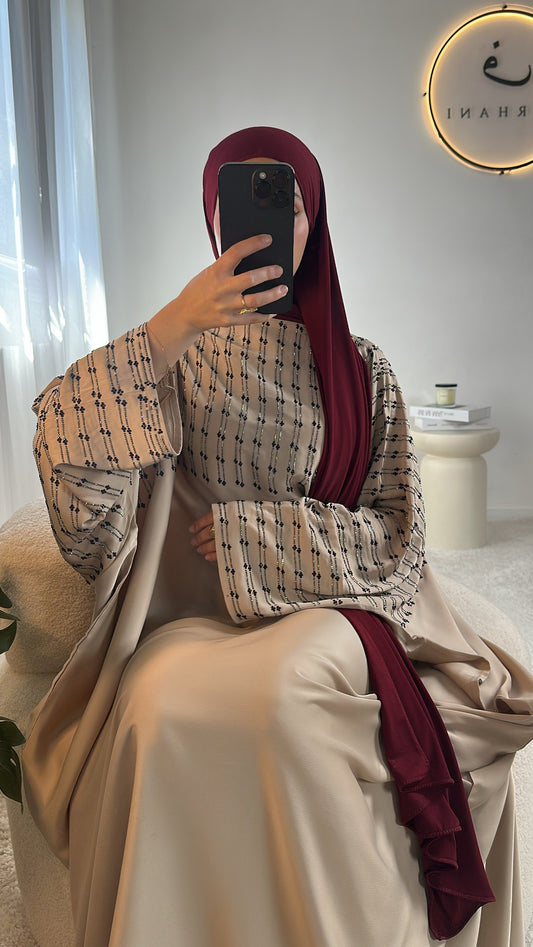 Abaya Taïf - Beige