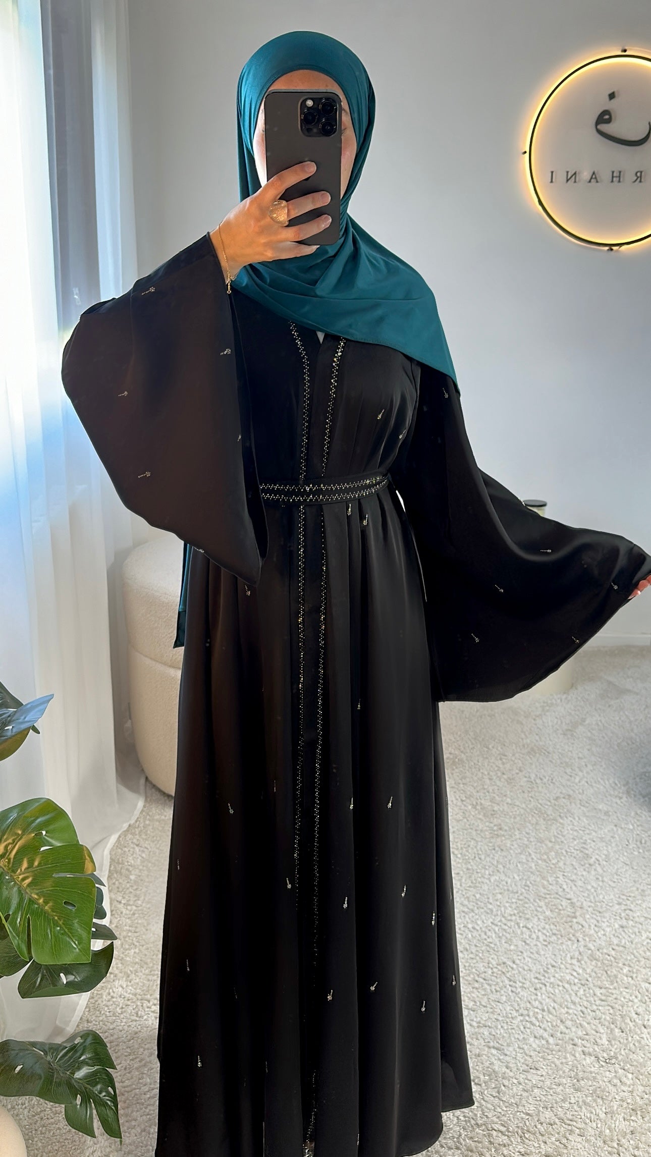 Abaya Oman - Noire