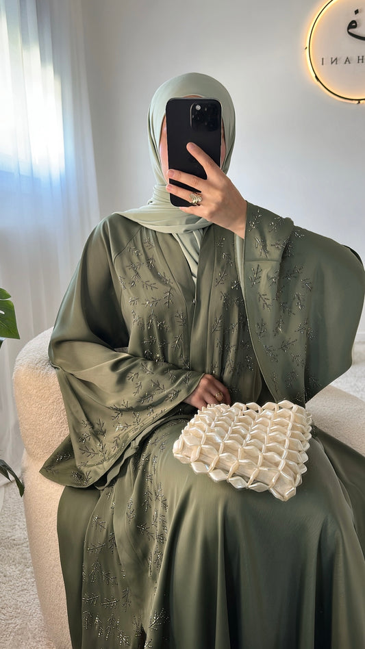 Abaya Noor - Vert clair