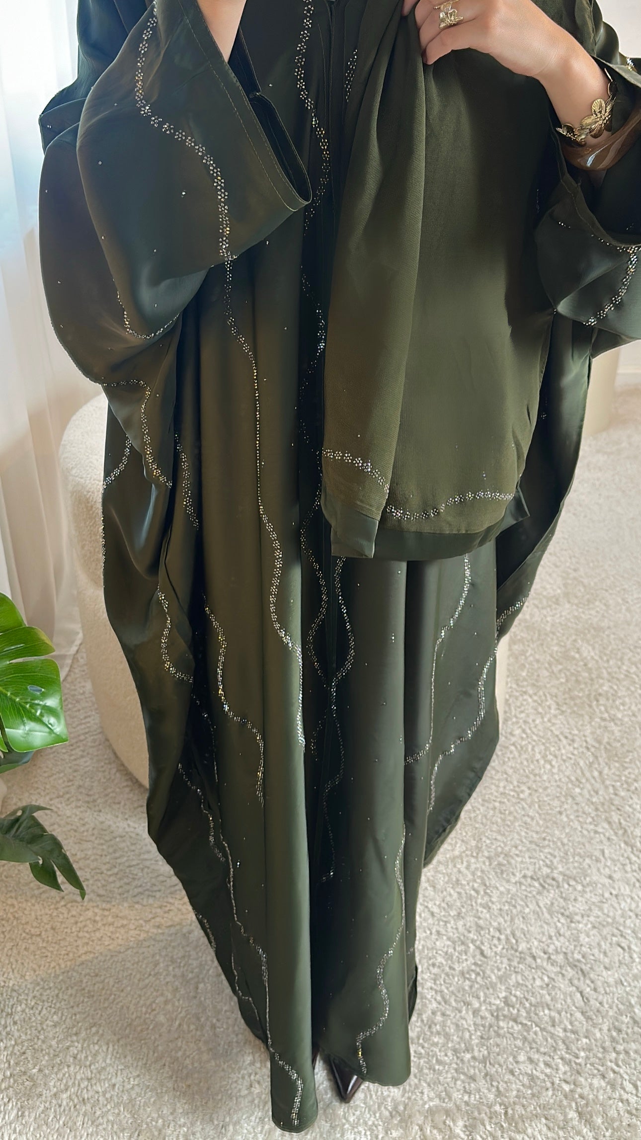Abaya Sétif - Kaki