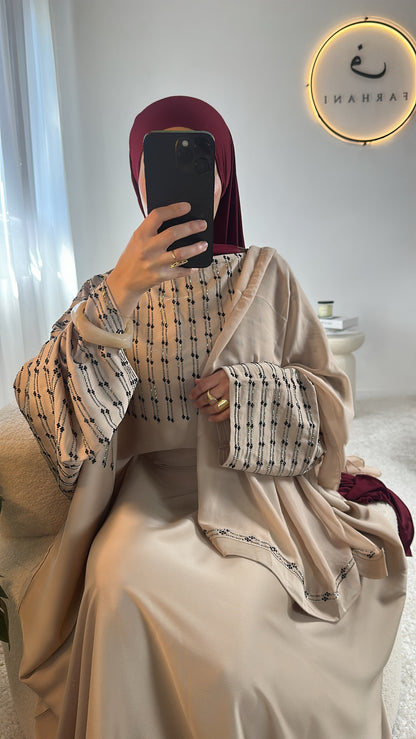 Abaya Taïf - Beige