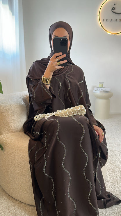 Abaya Sétif - Marron