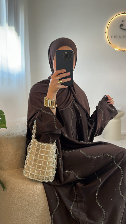 Abaya Sétif - Marron