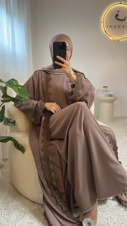 Abaya Dubaï - Marron taupe