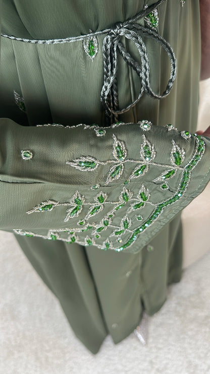Abaya Abu Dhabi BIS - Vert clair