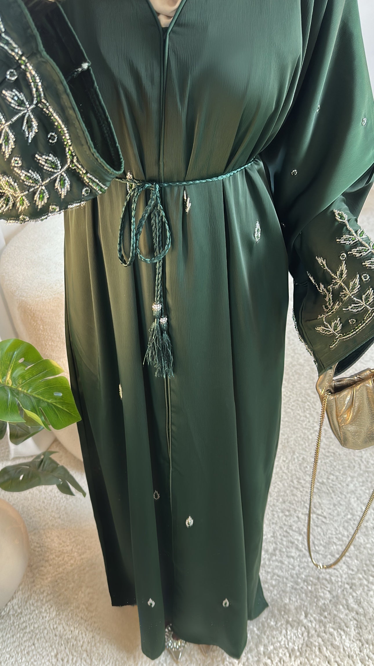 Abaya Abu Dhabi BIS - Vert foncé