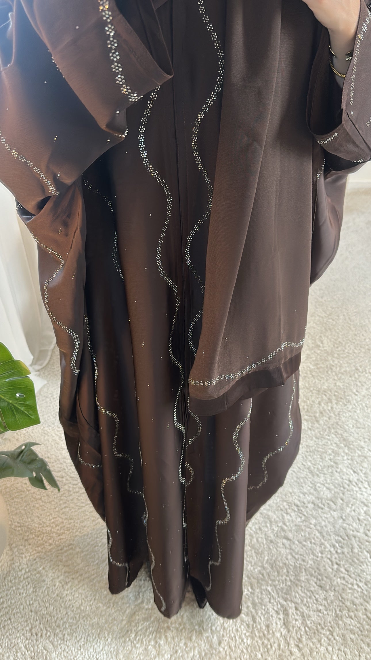 Abaya Sétif - Marron