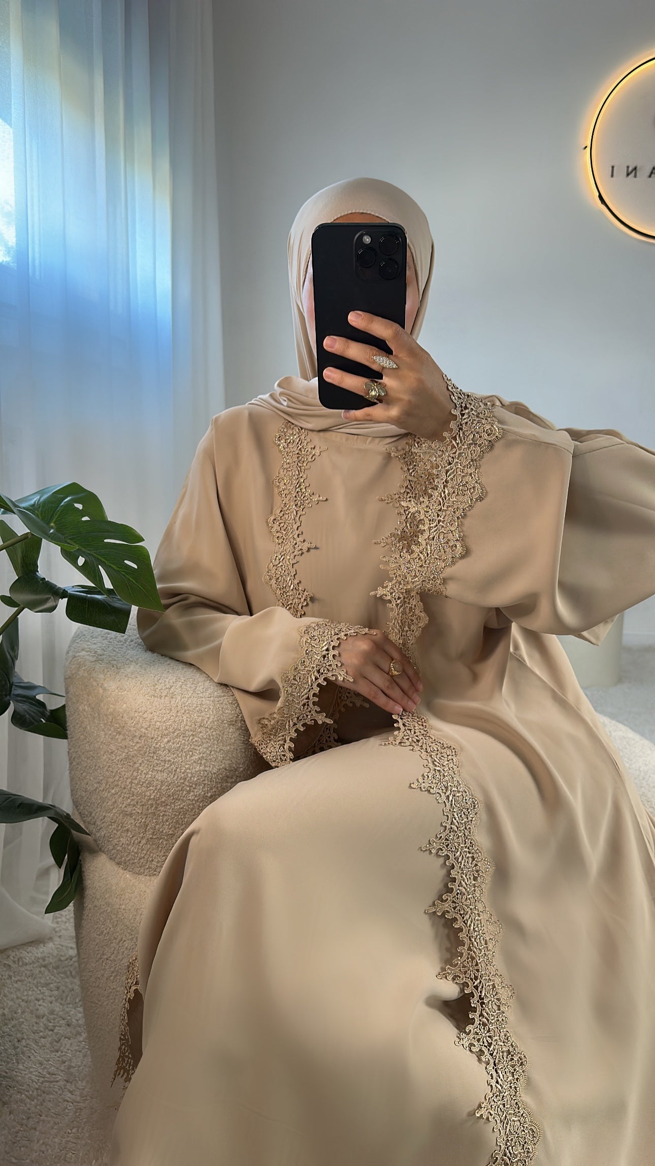 Abaya Dubaï - Beige