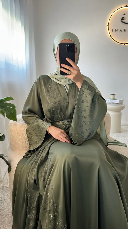 Abaya Noor - Vert clair