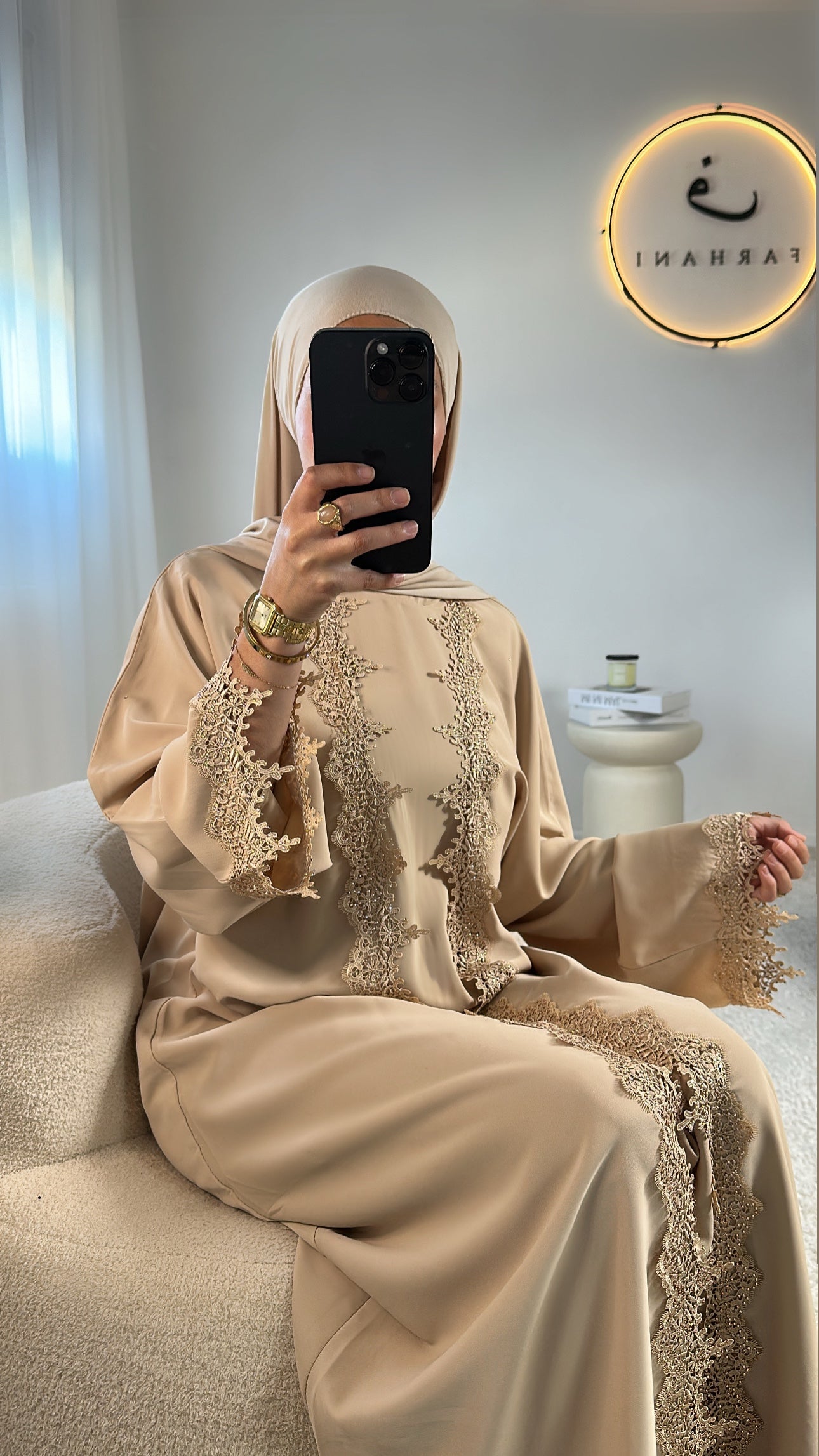 Abaya Dubaï - Beige
