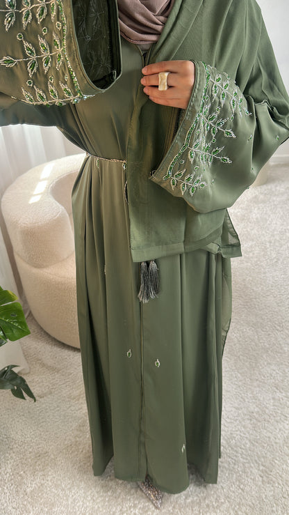 Abaya Abu Dhabi BIS - Vert clair