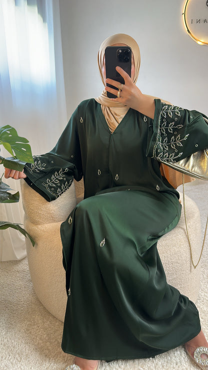 Abaya Abu Dhabi BIS - Vert foncé