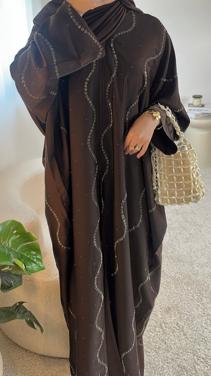 Abaya Sétif - Marron