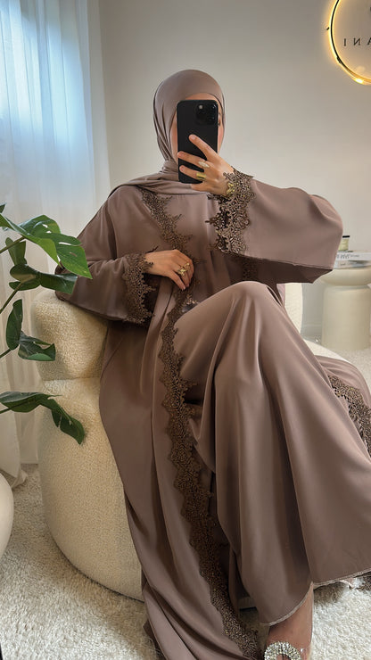 Abaya Dubaï - Marron taupe