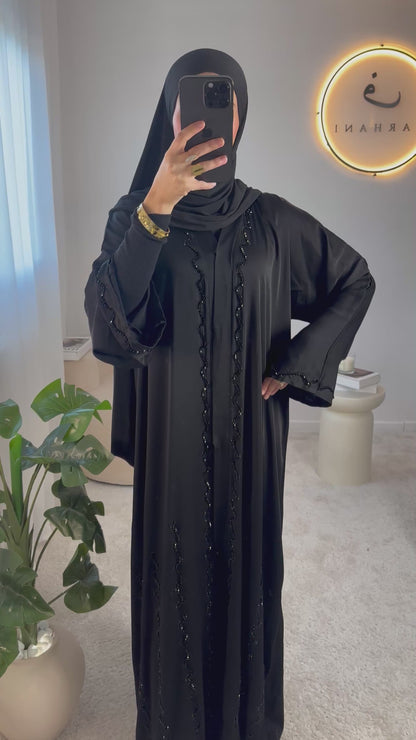 Abaya Médine - Noire