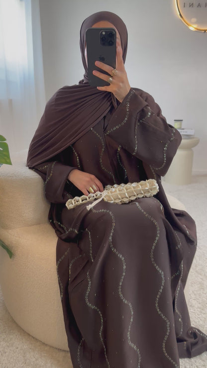 Abaya Sétif - Marron